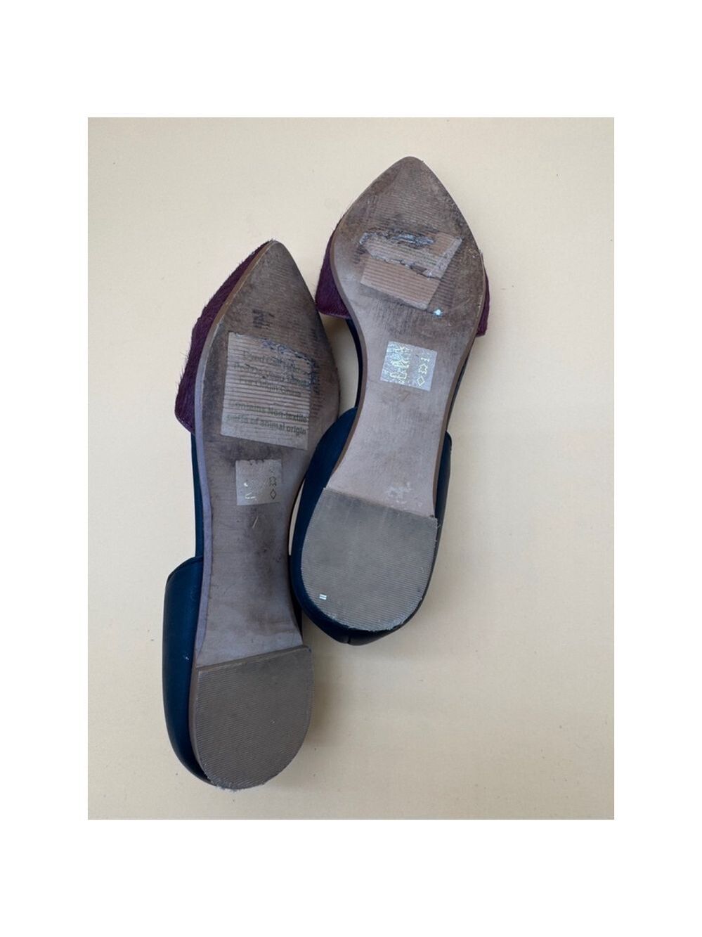 Women's Madewell Flats Size 7 Purple and Black - Picture 6 of 6